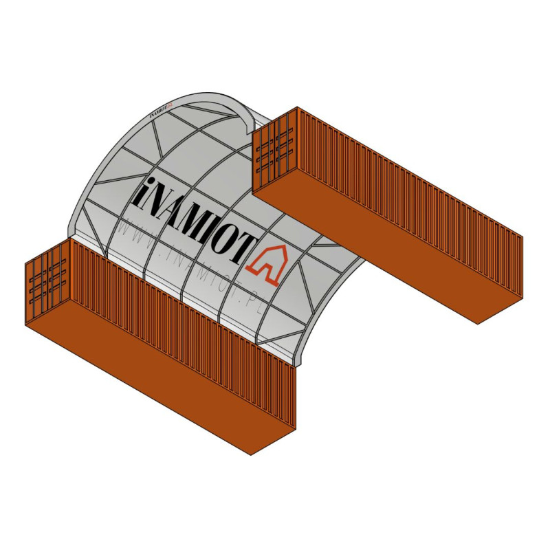 Zadaszenie kontenerowe C4040 12x12 m