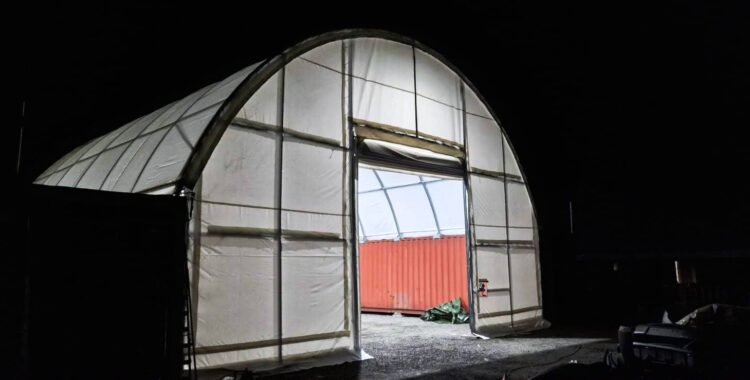 Mechanizm bramy Hale namiotwe zadaszenia kontenerowe hale dla rolnictwa14