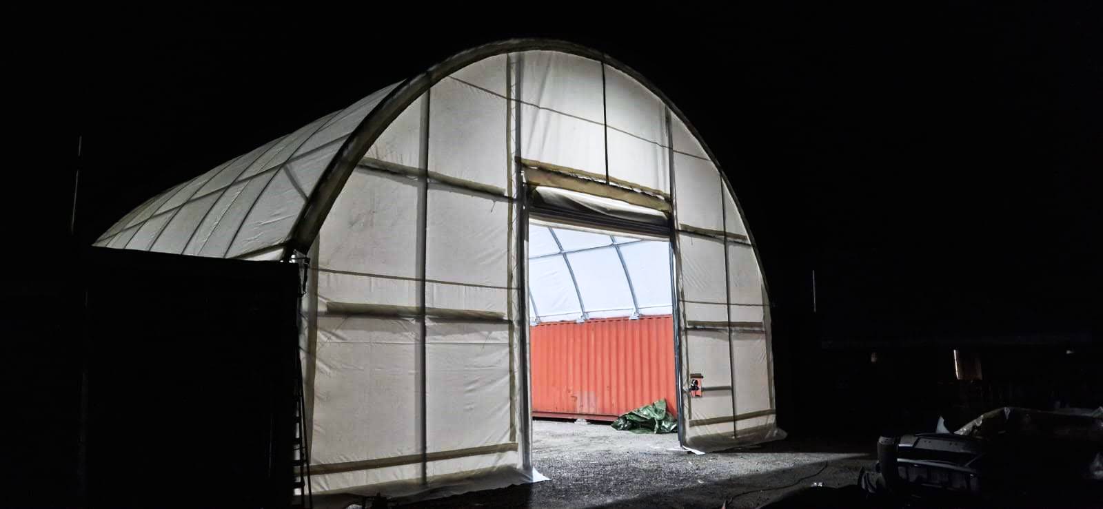 Mechanizm bramy Hale namiotwe zadaszenia kontenerowe hale dla rolnictwa14